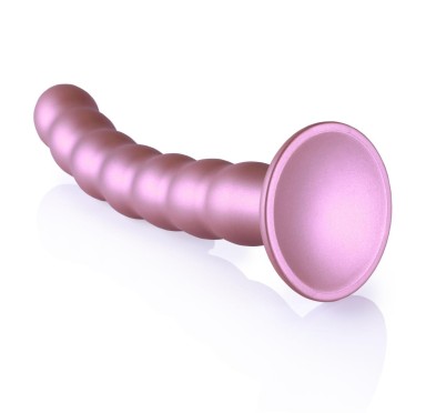 Beaded G-Spot Dildo - 8'' / 20,5 cm - Rose Gold